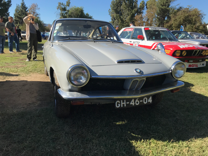 A 1600GT. This was one of the cars that was a carryover from BMW’s acquisition of Glas. Beautiful Frua bodies that rusted leaving the factory.